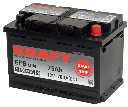 Аккумулятор KRAFT EFB 75 R